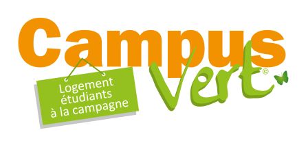 logo logements à la campagne autour des villes universitaires ! le campus vert